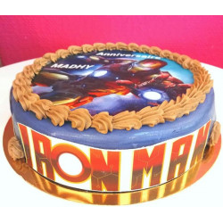 Gâteau à thème IRON MAN