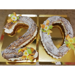 Number cake en Paris-Brest